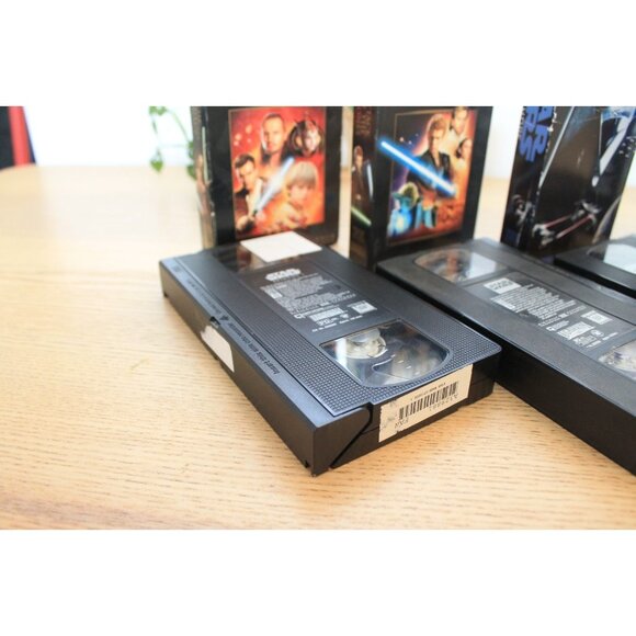 Star Wars VHS Lot of 4 – TESTED/WORKS Phantom M., Clones, New Hope, Empire S. B. - Picture 11 of 11